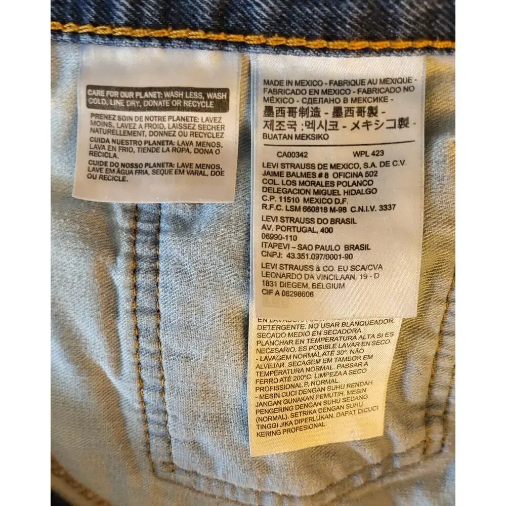 LEVI'S 550 RELAXED FIT Mens Jeans Denim (Actual 40W X 30L)
